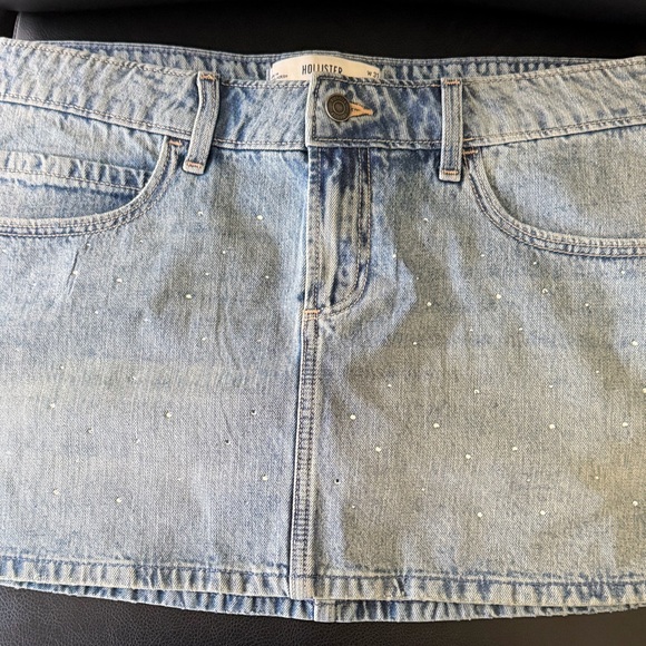 Hollister Dresses & Skirts - Hollister Light Blue Denim Mini Skirt